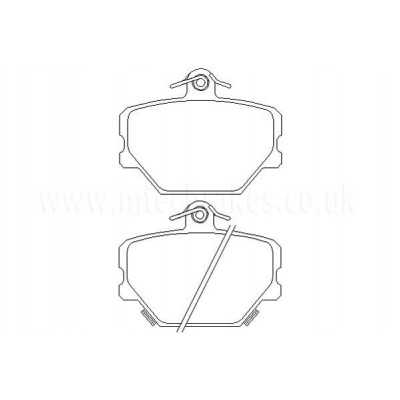 DP21287 Plaquettes de frein EBC Greenstuff 