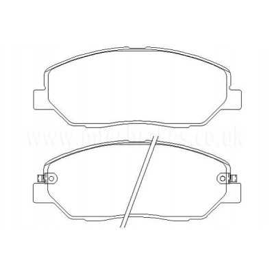 MDB2777 Plaquettes de frein Performance Mintex