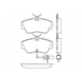 MDB2177 Plaquettes de frein Performance Mintex
