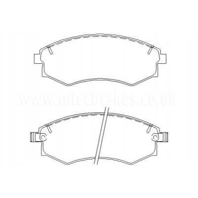MDB2744 Plaquettes de frein Performance Mintex