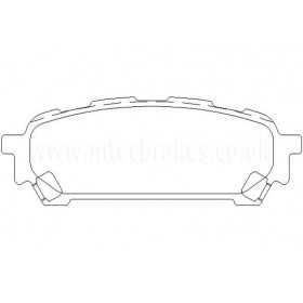 MDB2577 Plaquettes de frein Performance Mintex