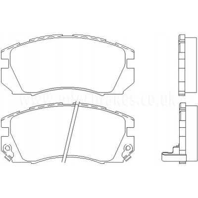 DP3966C Plaquettes de frein EBC Redstuff