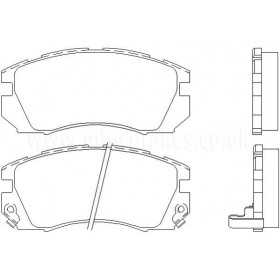 DP2966 Plaquettes de frein EBC Greenstuff 