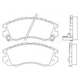 MDB1496 Plaquettes de frein Performance Mintex