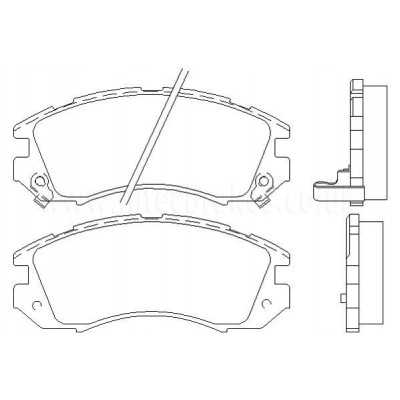 MDB1496 Plaquettes de frein Performance Mintex