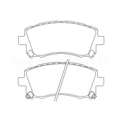DP41134R Plaquettes de frein EBC Yellowstuff