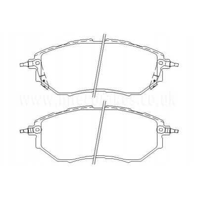 MDB2704 Plaquettes de frein Performance Mintex