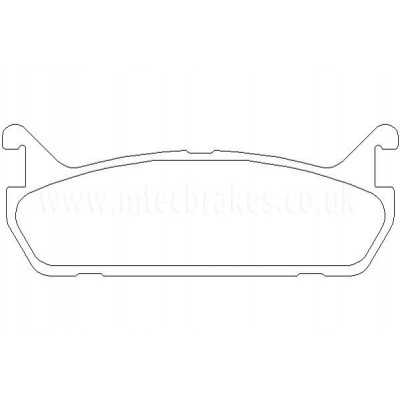 DP2828 Plaquettes de frein EBC Greenstuff 