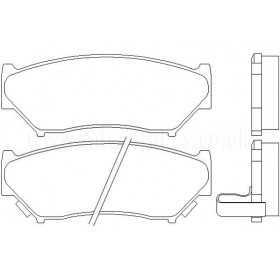 MDB1690 Plaquettes de frein Performance Mintex