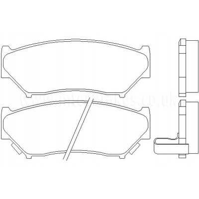 MDB1690 Plaquettes de frein Performance Mintex