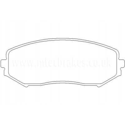 MDB2774 Plaquettes de frein Performance Mintex