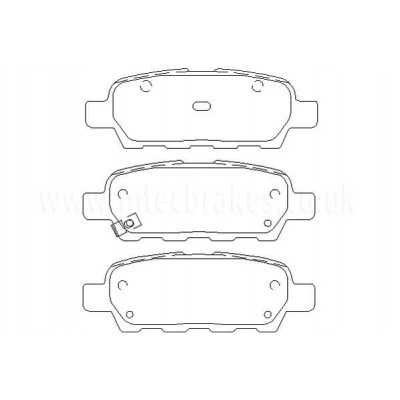 MTECPAD4170 Plaquettes de frein performance Brakes and Spacers