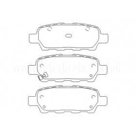 DP31666C Plaquettes de frein EBC Redstuff