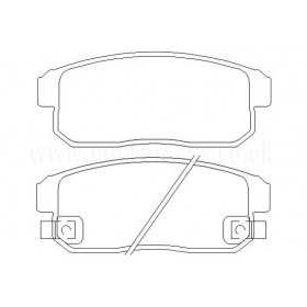 MDB2687 Plaquettes de frein Performance Mintex