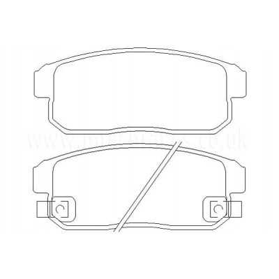 MDB2687 Plaquettes de frein Performance Mintex