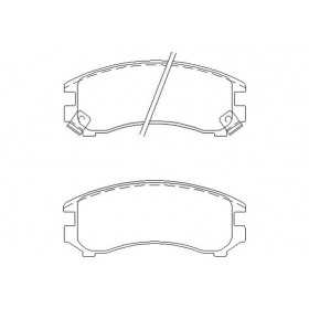 MDB1408 Plaquettes de frein Performance Mintex