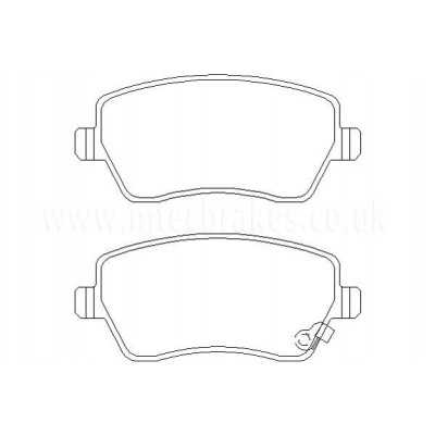 MTECPAD4548 Plaquettes de frein performance Brakes and Spacers