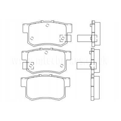MTECPAD4416 Plaquettes de frein performance Brakes and Spacers