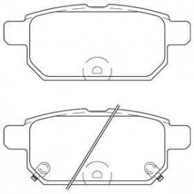 MDB3168 Plaquettes de frein Performance Mintex