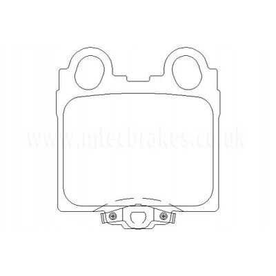 DP31224C Plaquettes de frein EBC Redstuff