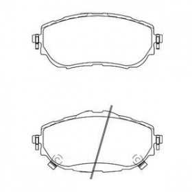 MDB3334 Plaquettes de frein Performance Mintex