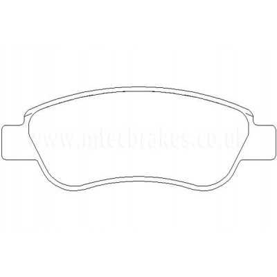 MDB2743 Plaquettes de frein Performance Mintex