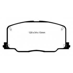 DP4725R Plaquettes de frein EBC Yellowstuff