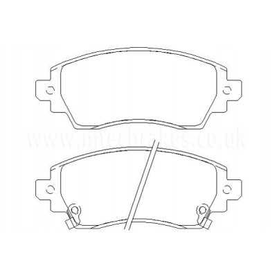 MDB2173 Plaquettes de frein Performance Mintex