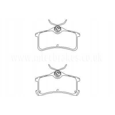 MDB2707 Plaquettes de frein Performance Mintex