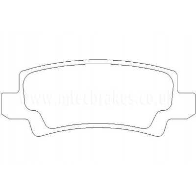 DP21458 Plaquettes de frein EBC Greenstuff 