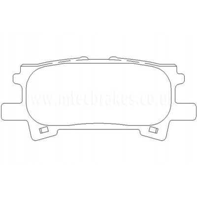 MDB2572 Plaquettes de frein Performance Mintex