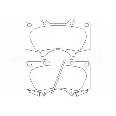 MDB2553 Plaquettes de frein Performance Mintex