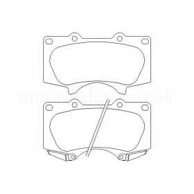 BW4108 Plaquettes de frein Performance Brakeworld