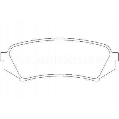 MDB1905 Plaquettes de frein Performance Mintex