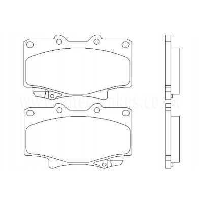 MTECPAD4364 Plaquettes de frein performance Brakes and Spacers