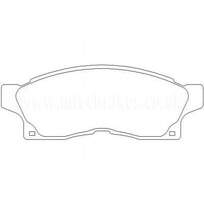 MDB1498 Plaquettes de frein Performance Mintex