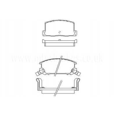 DP3602C Plaquettes de frein EBC Redstuff