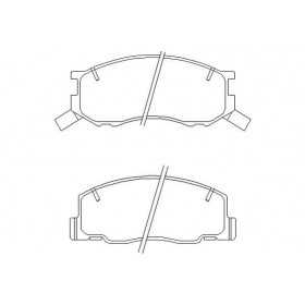 MDB1909 Plaquettes de frein Performance Mintex