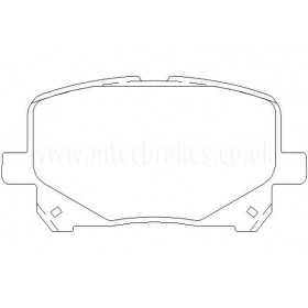 MDB2344 Plaquettes de frein Performance Mintex