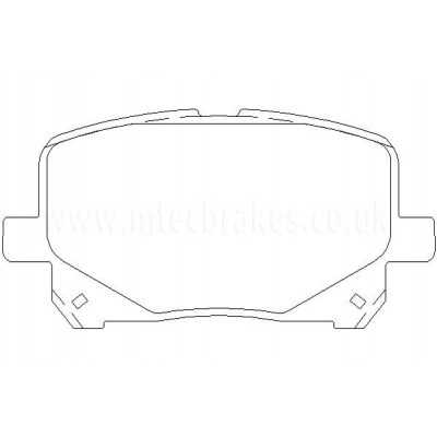 MDB2344 Plaquettes de frein Performance Mintex