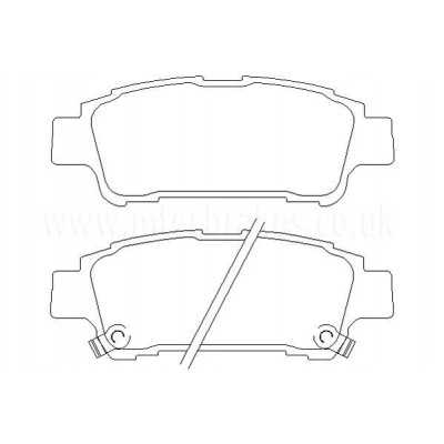 DP21401 Plaquettes de frein EBC Greenstuff 