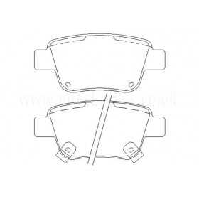 MTECPAD4158 Plaquettes de frein performance Brakes and Spacers