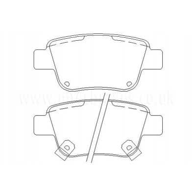 MTECPAD4158 Plaquettes de frein performance Brakes and Spacers