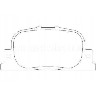 MDB2084 Plaquettes de frein Performance Mintex