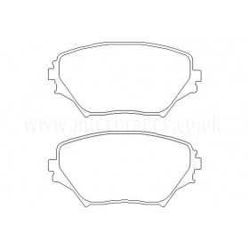 BW871 Plaquettes de frein Performance Brakeworld