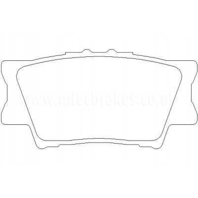 MDB2787 Plaquettes de frein Performance Mintex