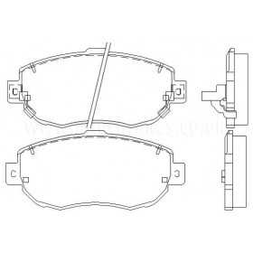 MTECPAD4164 Plaquettes de frein performance Brakes and Spacers