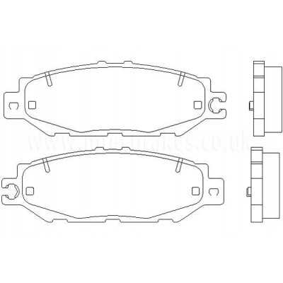 DP41008R Plaquettes de frein EBC Yellowstuff