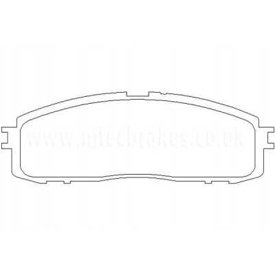 DP2608/2 Plaquettes de frein EBC Greenstuff 