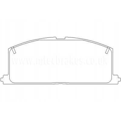 MDB1251 Plaquettes de frein Performance Mintex